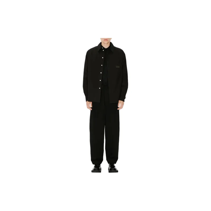 KENZO Logo Patch Buttoned Padded Shirt-2