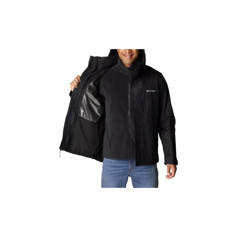 Columbia Gulfport Waterproof And Breathable Windbreaker Jacket Men's Black-6