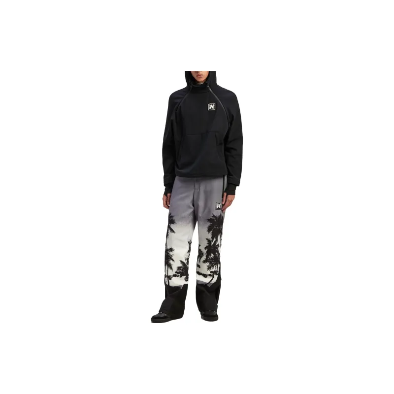 PALM ANGELS Palm Printed Straight Leg Padded Ski Bottoms-4