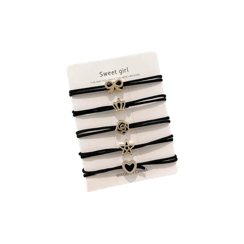 Water Jade Rubber Band Hair Tie Women's-0