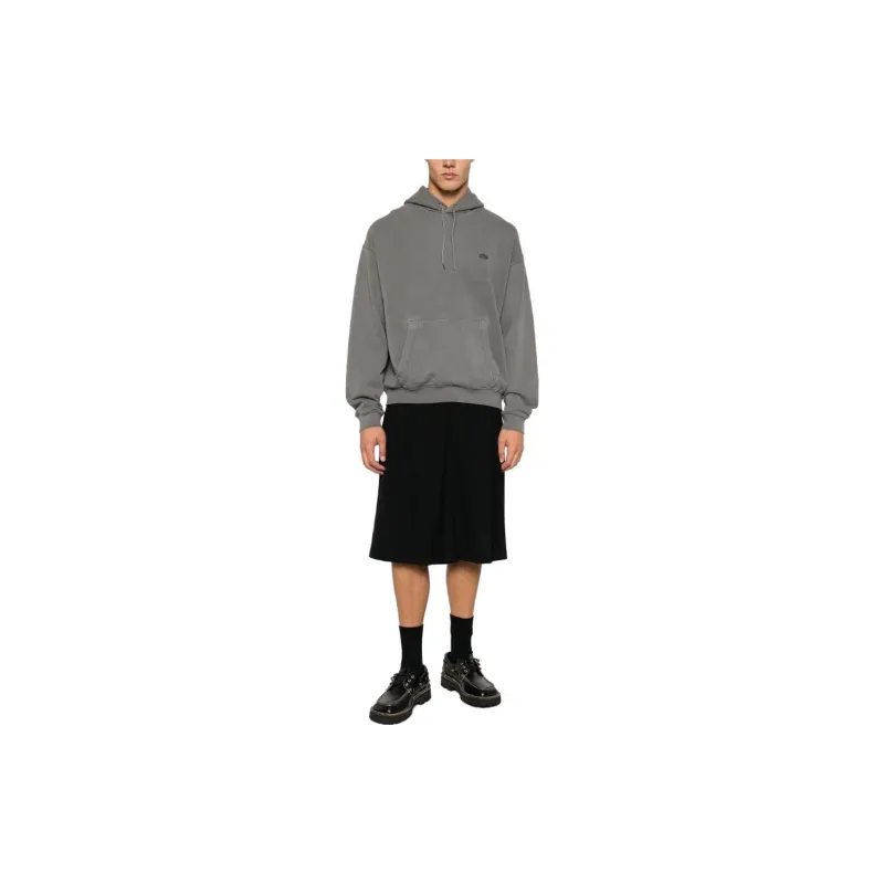 LACOSTE Logo-patch Cotton Hoodie-2