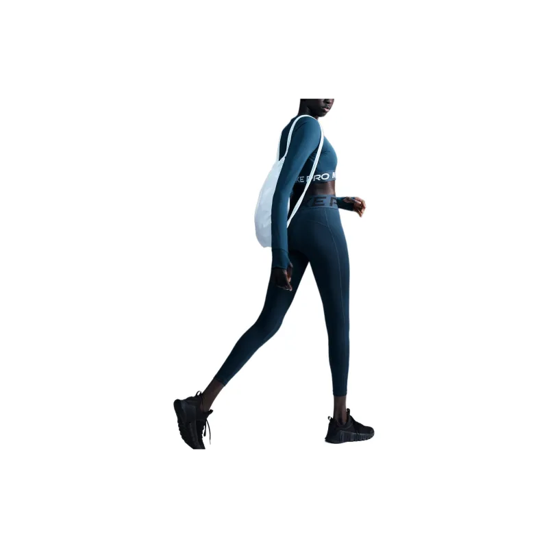 Nike Pro Women's Dri FIT Cropped Long Sleeve Top-2