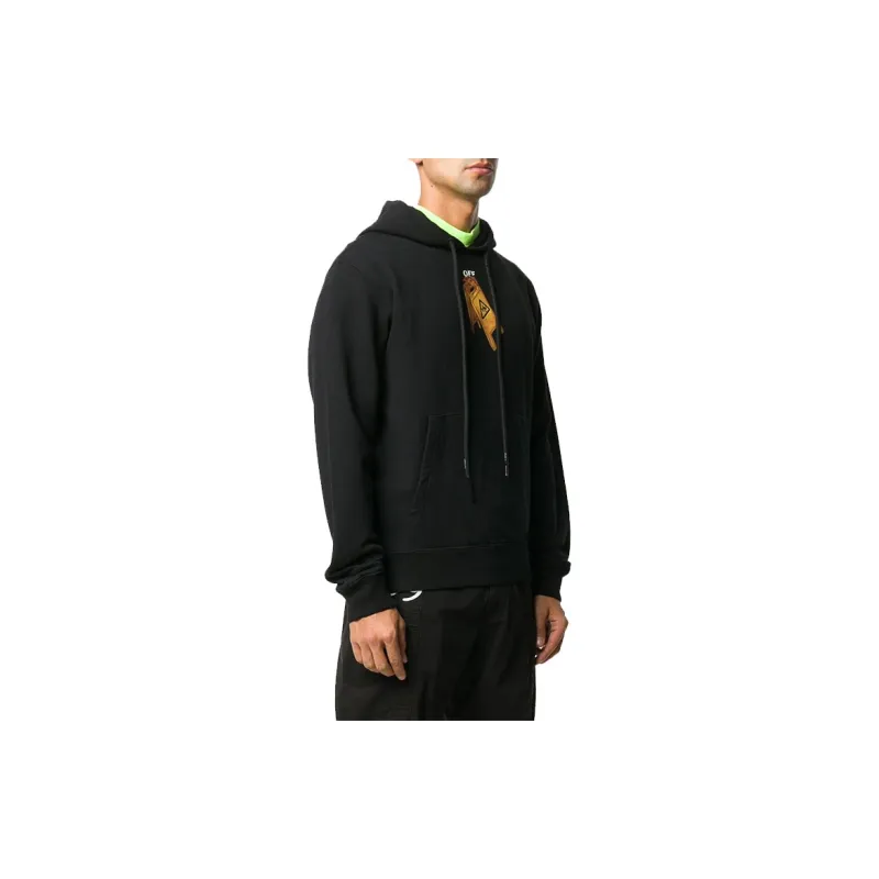OFF WHITE Slim Fit Pascal Skeleton Hoodie-1