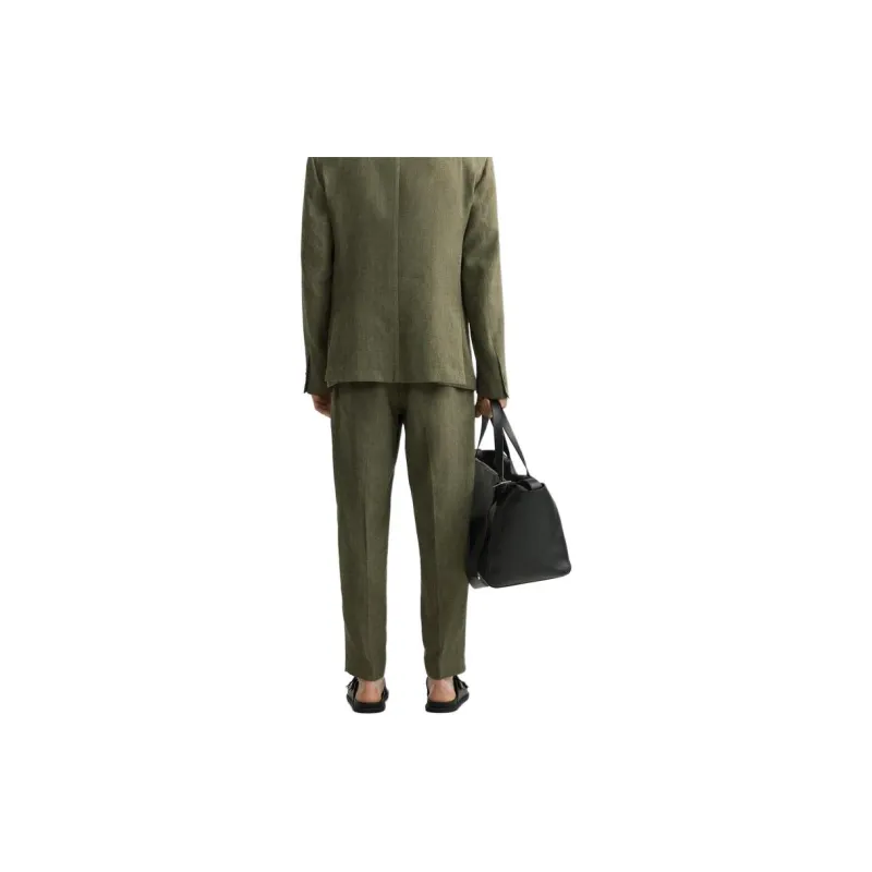 ZARA Suit Trouser Men's Medium Green-3