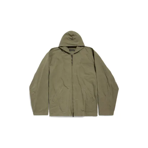 Balenciaga Zip-Up Hooded Jacket