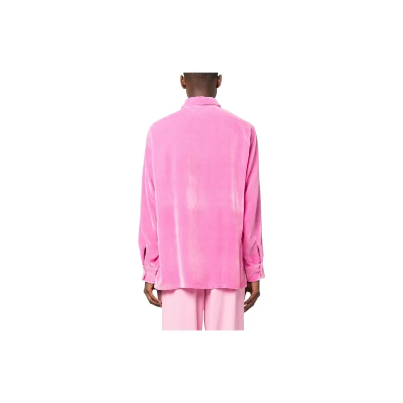 Jacquemus Logo embroidered Textured Shirt-2