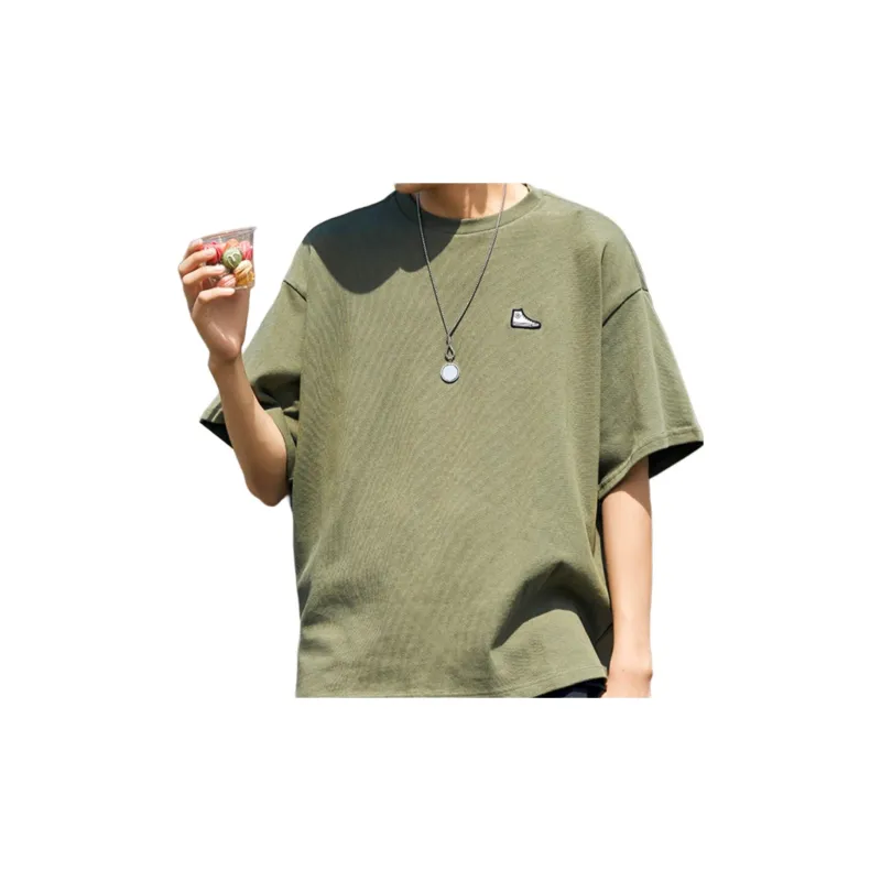 Converse T Shirts Unisex Green-3