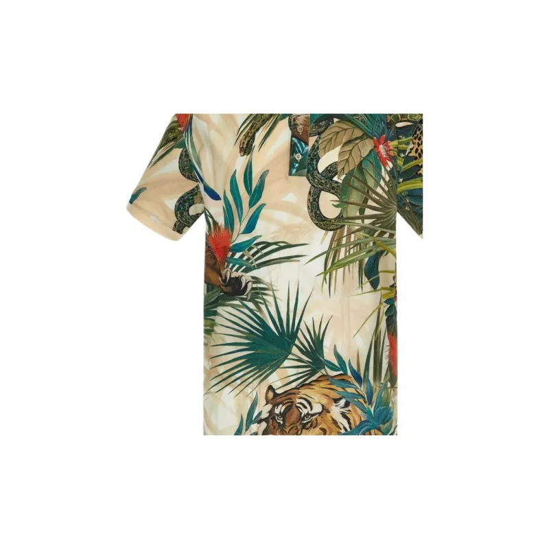 Roberto Cavalli SS24 Polo Shirt Men's Multicolor-6