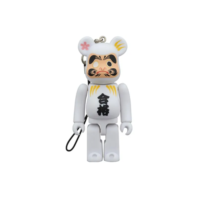 BE@RBRICK Dharma Collection Qualified Wish Red/White Matte Edition Hang Tag Box 100%-3