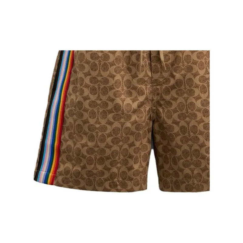 COACH Casual Shorts Men's Brown-4