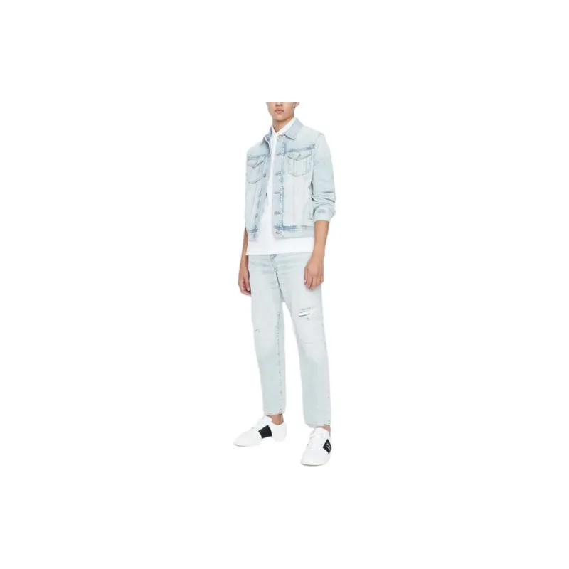 ARMANI EXCHANGEAE SS23 Polo Shirt Men's White-3