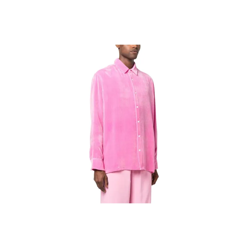 Jacquemus Logo embroidered Textured Shirt-3