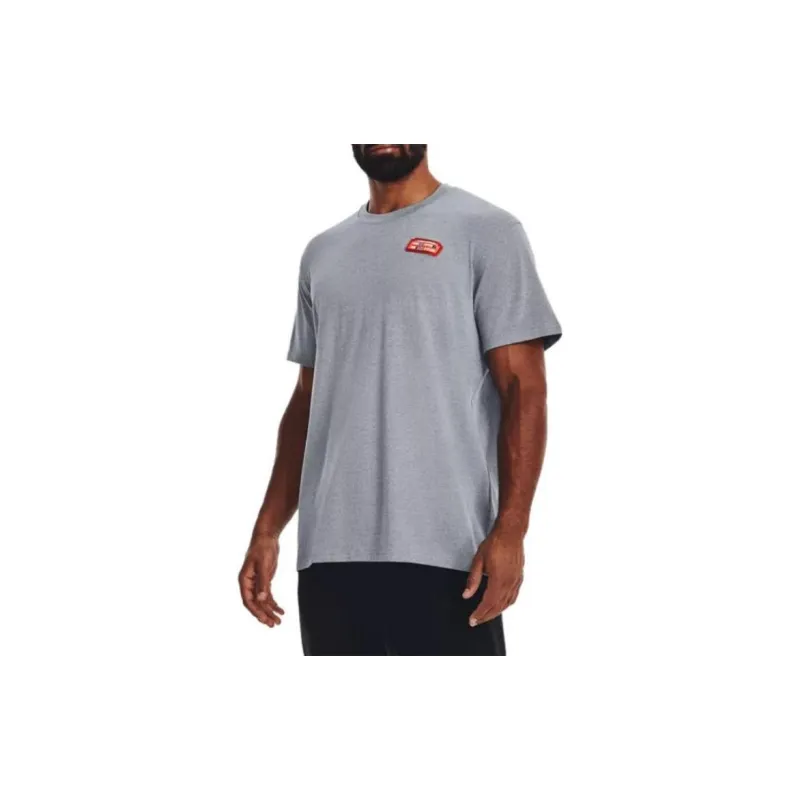 Under Armour T-Shirt Men's Steel Zelkova Light Gray-2