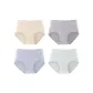 E Set-Classic Solid Color-Gray+Blue+Light Green+Skin (4 Pack)
