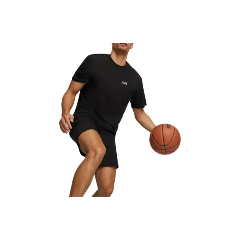PUMA Jaws EMB Core T-Shirt Men's Black-3
