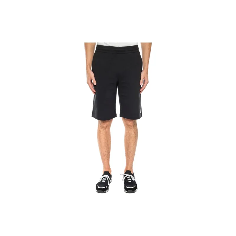 Ea7 EMPORIO ARMANI Logo Printed Elasticated Waist Track Shorts-1