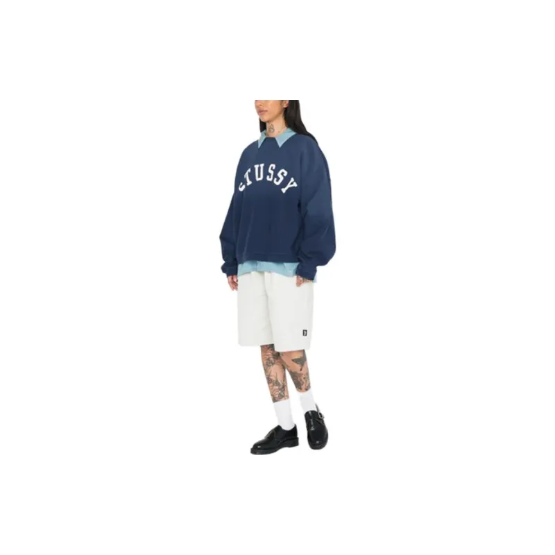Stussy Sun Faded Oversized Crew-10