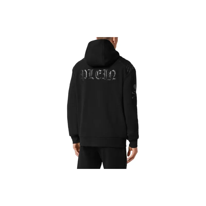 PHILIPP PLEIN Skull-print Drop-shoulder Hoodie-3