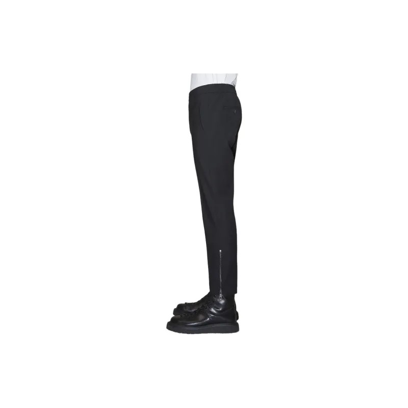 Neil Barrett Mid Rise Tapered Trousers-4