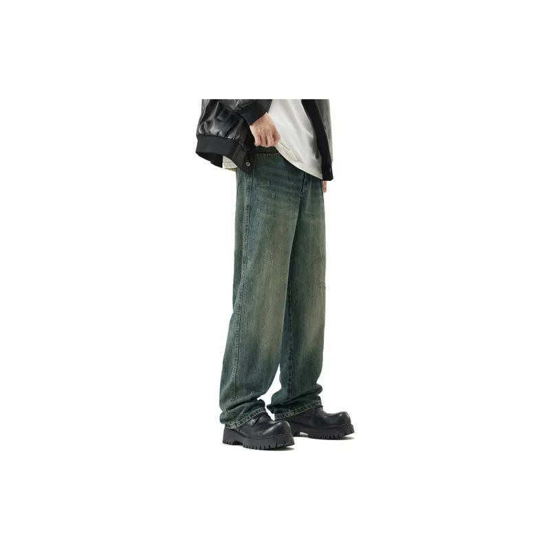 KGK Jeans Men Vintage Green-6