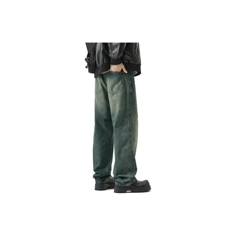 KGK Jeans Men Vintage Green-4