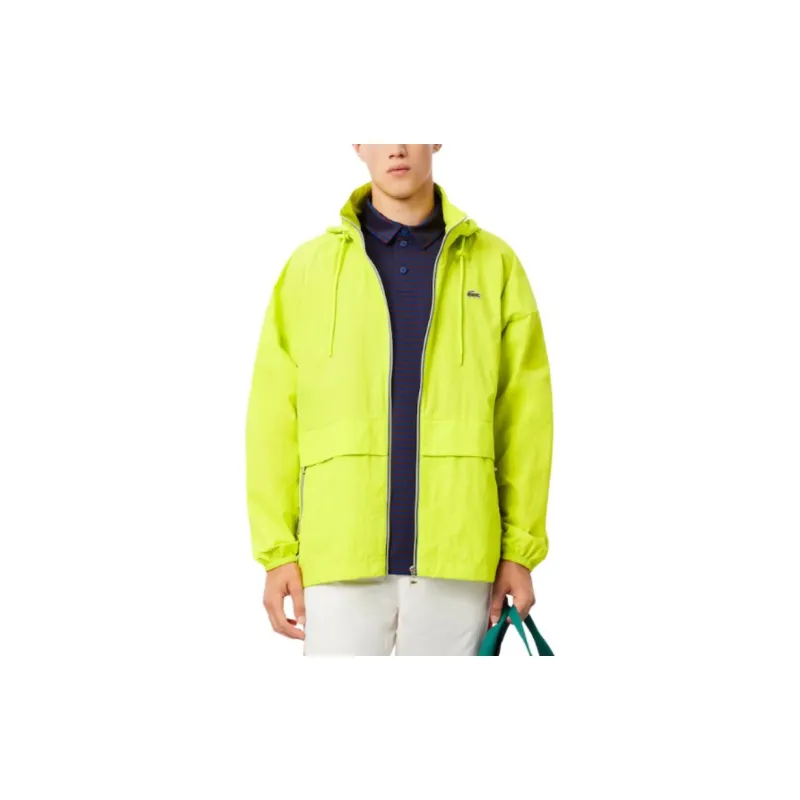 LACOSTE Jackets Coats Men's Yellow-2