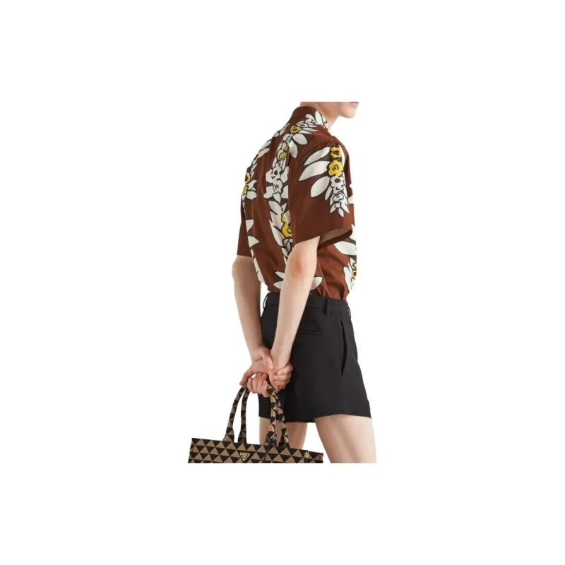 PRADA Shirts Men Brown-3
