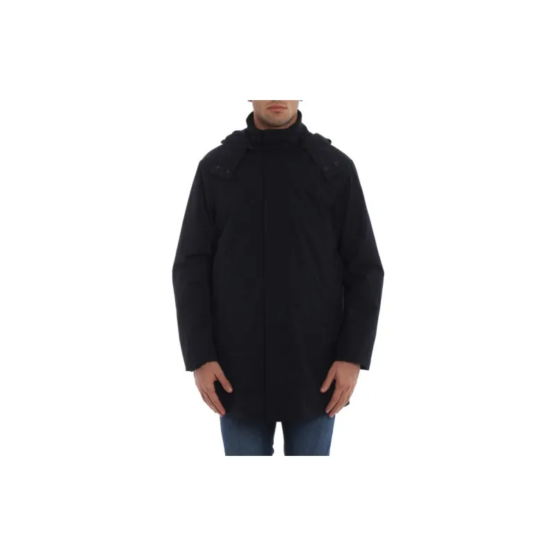 EMPORIO ARMANI Coats Men Blue-2