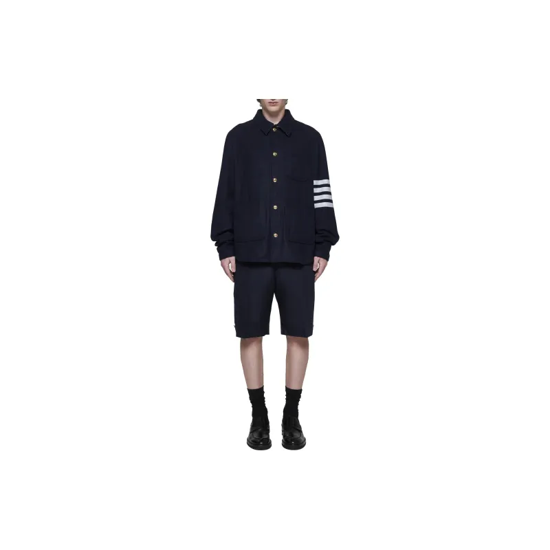 THOM BROWNE High Waisted Shorts-1