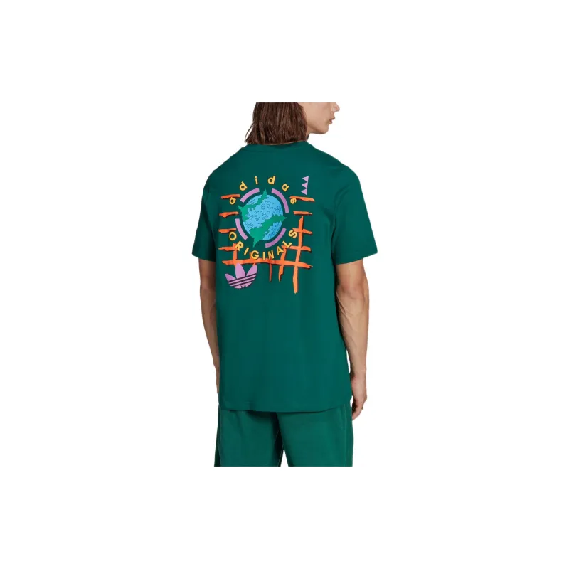 Adidas Originals T Shirt Men's Green-2
