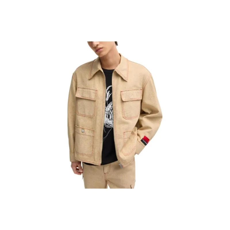 HUGO BOSS x Les Benjamins Jackets & Coats Men's Copper Brown-2