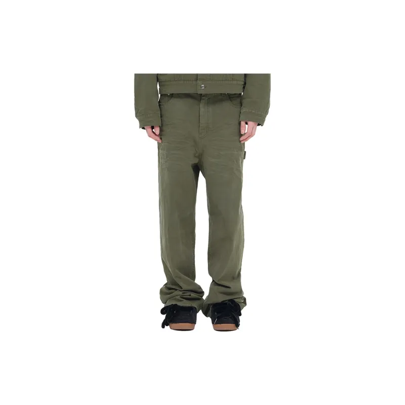WE11DONE Jeans Men Khaki-2