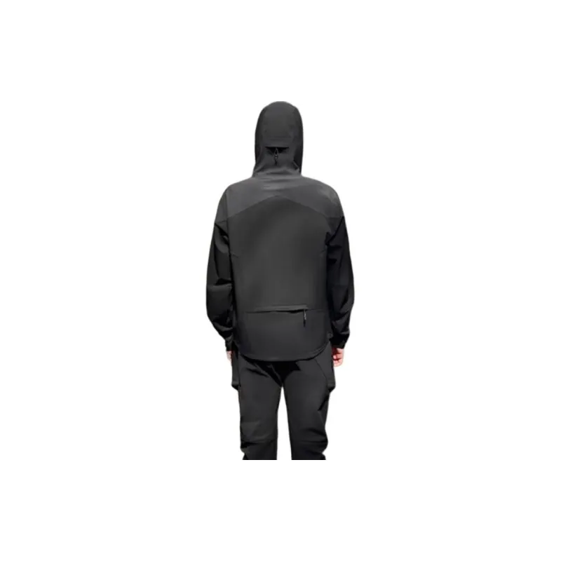 TAJEZZO Windproof Breathable Super Light Insect Resistant Wear Resistant Windbreaker Jacket Men's Black-1