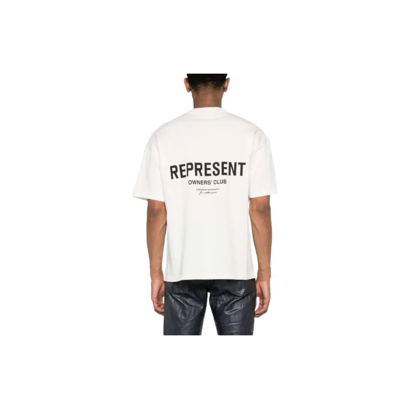 REPRESENT Owners Club Logo Printed Crewneck T Shirt-3