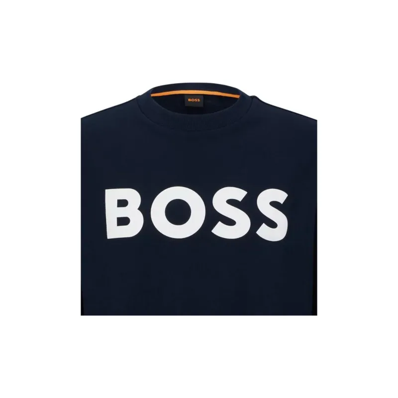 HUGO BOSS Logo Printed Crewneck Sweatshirt-4
