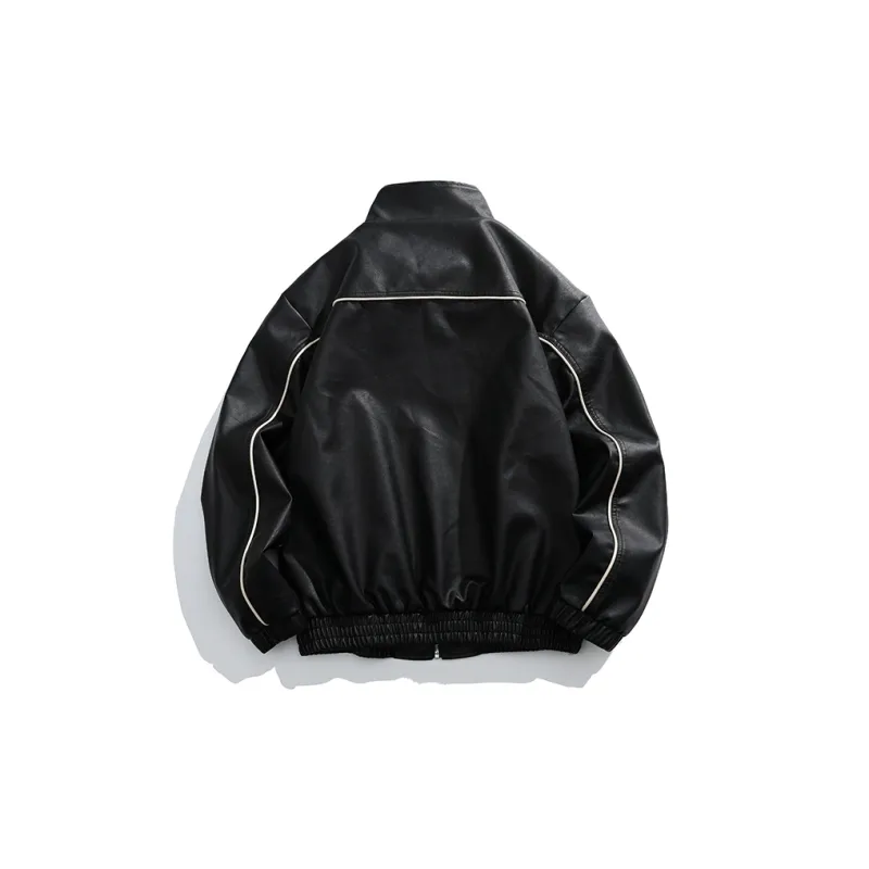 KRISTALIA Leather Jacket Unisex-3