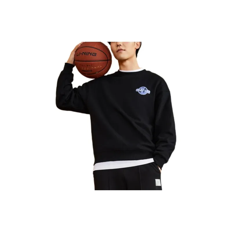 LiNing Badfive Sweatshirt Unisex Black-2