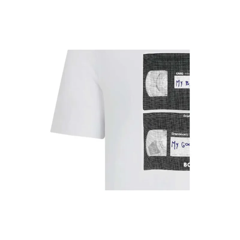 HUGO BOSS Graphic print Cotton T shirt-5