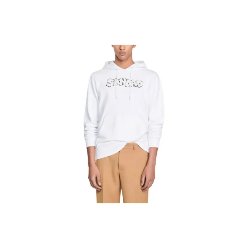 Sandro Sweatshirts Men White-4