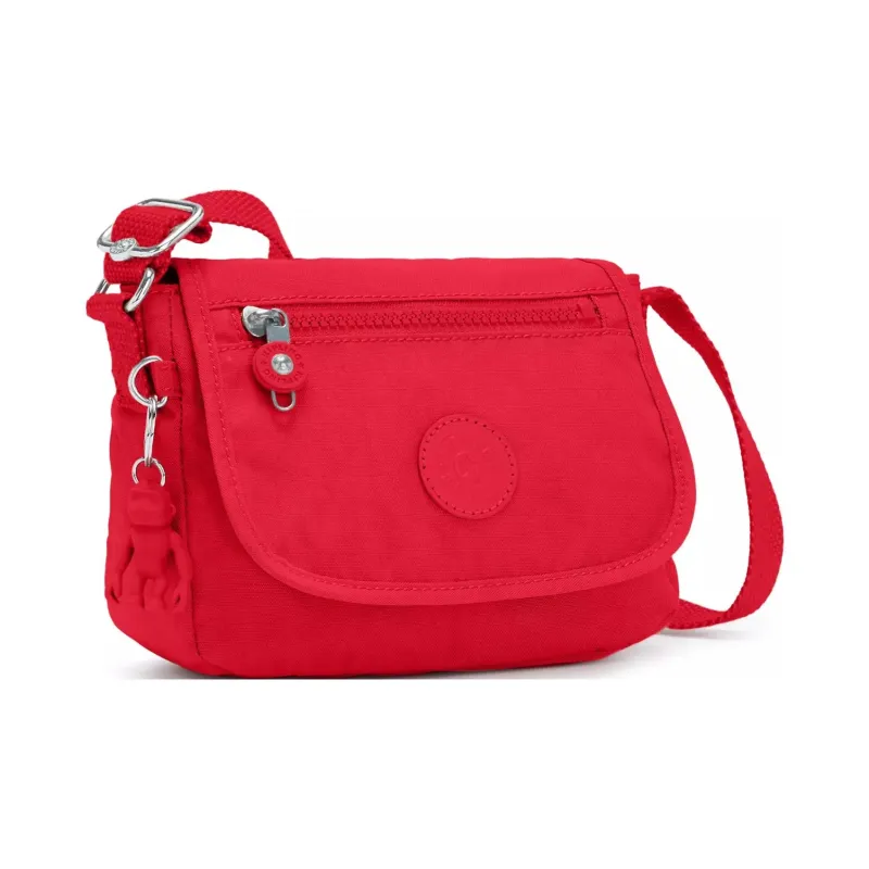 Kipling Nylon Crossbody Bag Mini Unisex Red Rouge-1