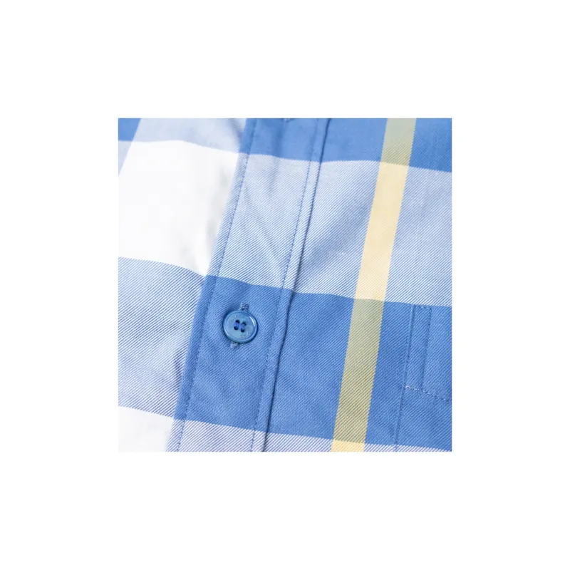 Burberry Shirts Men Blue-5