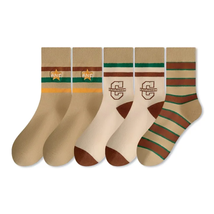 ROBINHOOD Mid Calf Socks Women's 5 Pack-5
