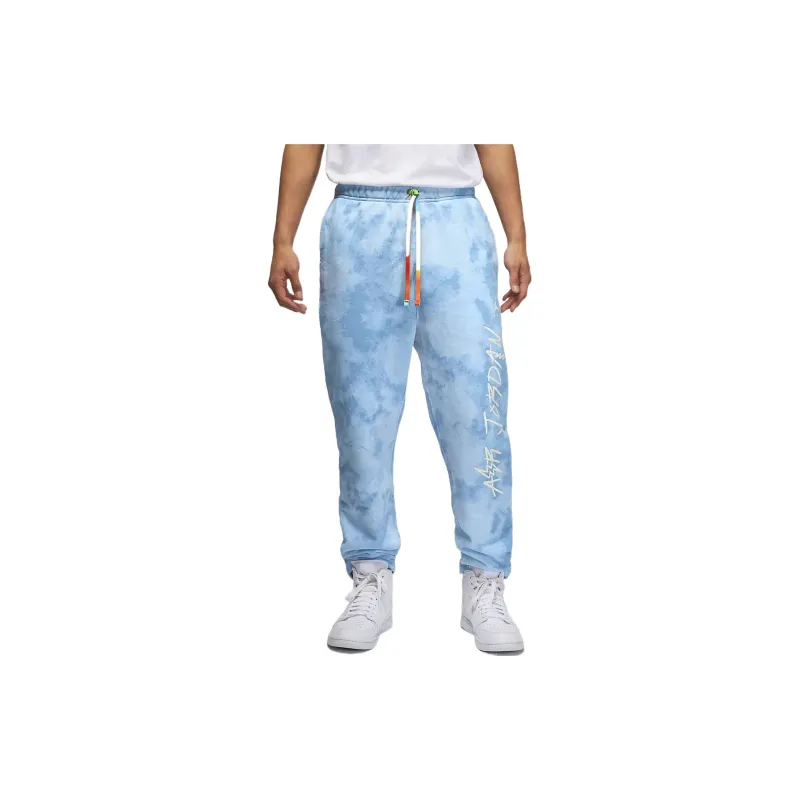 JORDAN X J Balvin Collection Casual Pants Men Sky Blue - POIZON