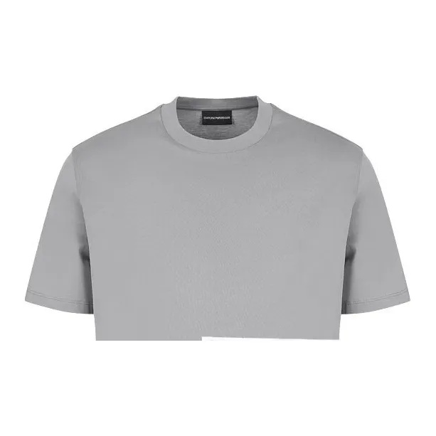 EMPORIO ARMANI SS24 T Shirt Men's Silver-5