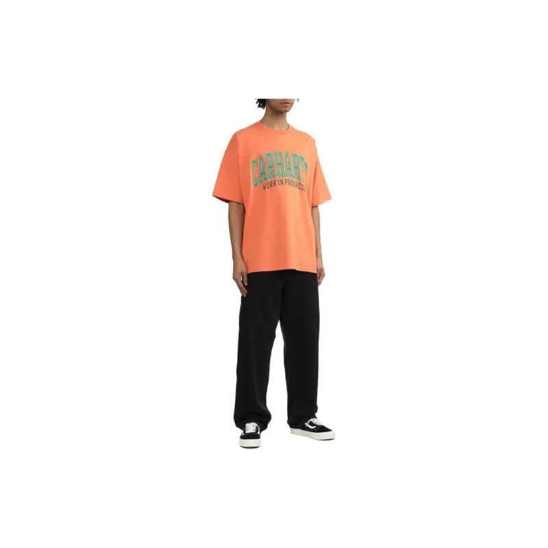 Carhartt WIP SS24 Preppy Style Collection T Shirt Men's Orange-2