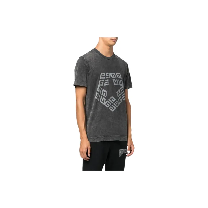 Givenchy T-Shirts Men Gray-3