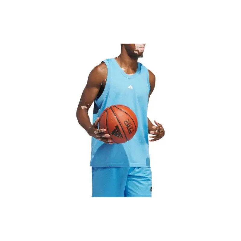 Adidas Clothing Basketball Legends Tank Top Basketball Jersey Men's Blue-1