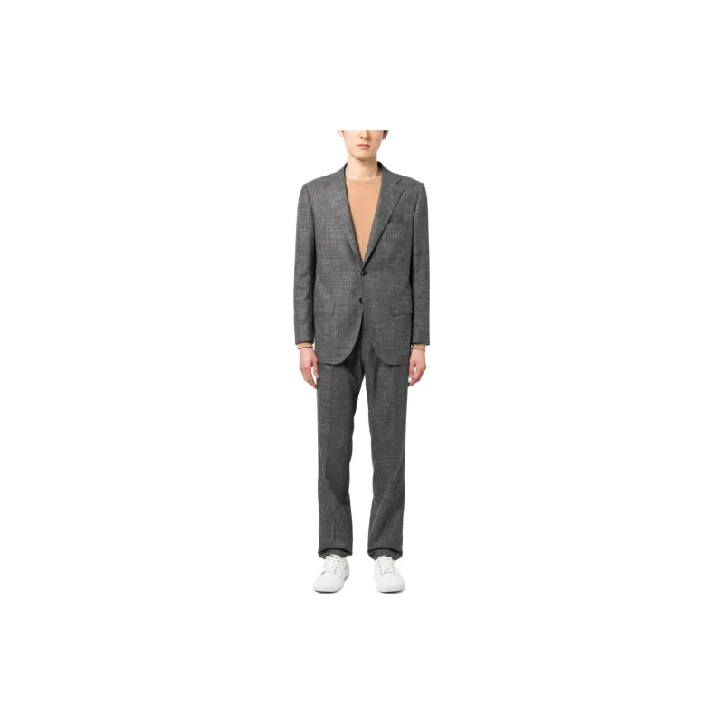 KITON Business Suits Men Dark Gray-1