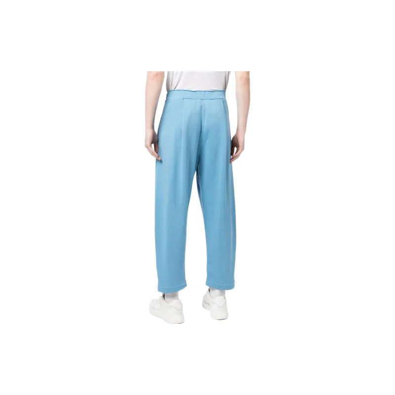 Opening Ceremony Knitted Sweatpants Men Light Blue-3