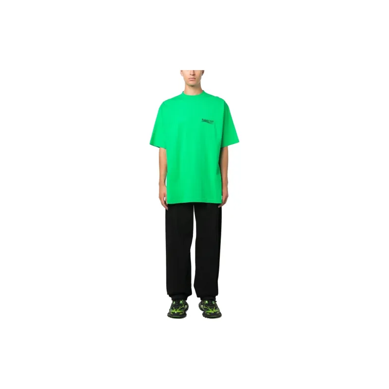 Balenciaga FW23 T Shirt Loose Fit Men's Green-2